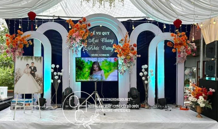 Cung Cấp Backdrop Chụp Hình Sân Khấu Lâu Đài Giá Rẻ Tại Sài Gòn