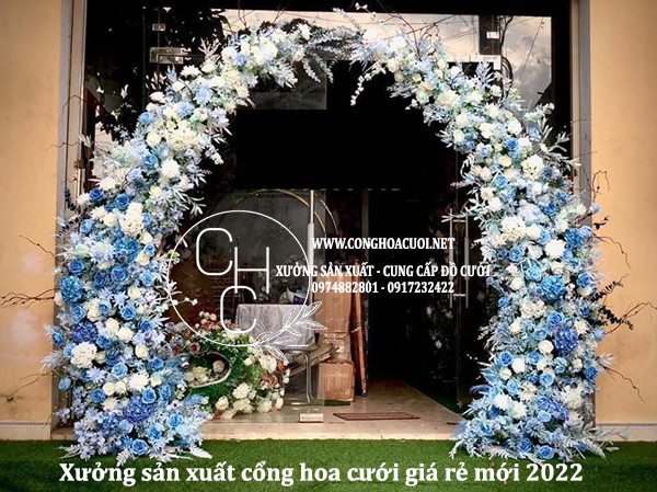 Xưởng Chuyên Sản Xuất Cổng Hoa Cưới Giá Rẻ 2023