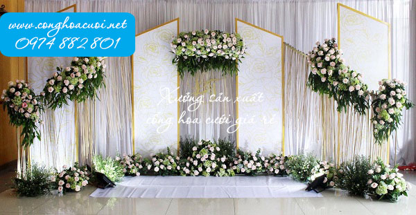 XƯỞNG TRANG TRÍ CÁC MẪU BACKDROP MỚI 2021