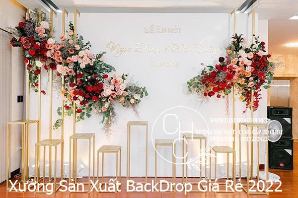 XƯỞNG SẢN XUẤT CÁC MẪU BACKDROP ĐẸP SANG TRỌNG