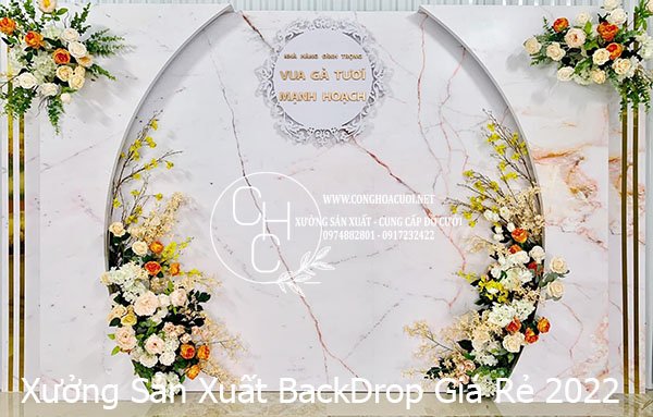 XƯỞNG SẢN XUẤT CÁC MẪU BACKDROP ĐẸP SANG TRỌNG