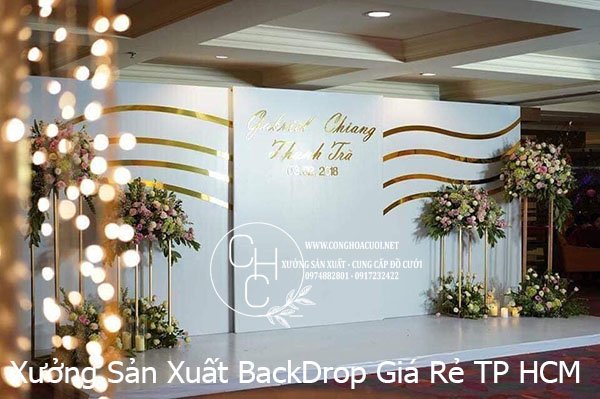 XƯỞNG SẢN XUẤT CÁC MẪU BACKDROP ĐẸP SANG TRỌNG