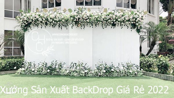 XƯỞNG SẢN XUẤT CÁC MẪU BACKDROP ĐẸP SANG TRỌNG