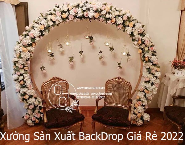 XƯỞNG SẢN XUẤT CÁC MẪU BACKDROP ĐẸP SANG TRỌNG