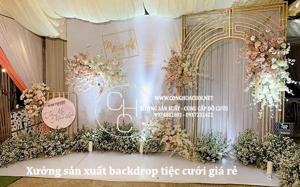 DỊCH VỤ TRANG TRÍ TRỌN GÓI BACKDROP NHÀ HÀNG QUẬN 2