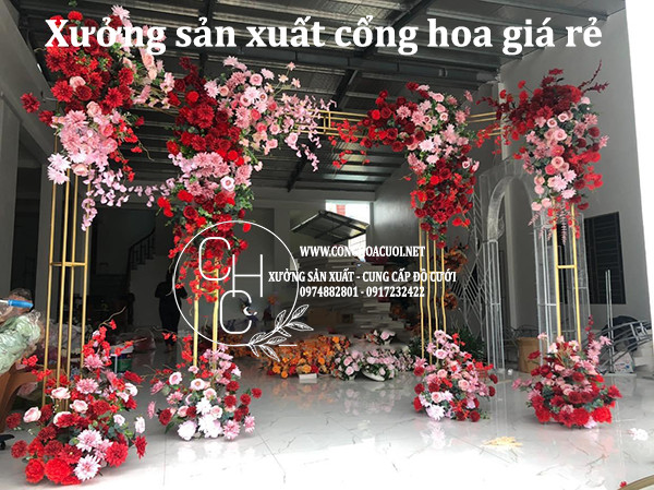 NƠI BÁN CỔNG HOA CƯỚI GIÁ RẺ 2022 TP HCM