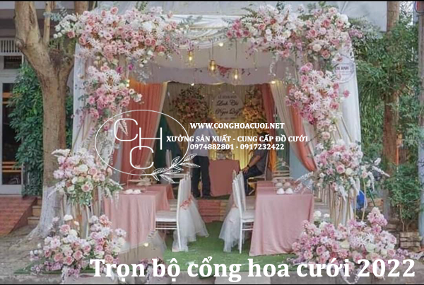 XƯỞNG SẢN XUẤT MẪU CÔNG HOA CƯỚI ĐẸP QUẬN 7