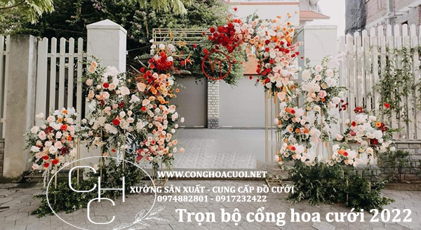 XƯỞNG SẢN XUẤT MẪU CÔNG HOA CƯỚI QUẬN 12