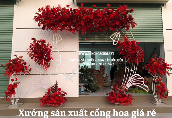 XƯỞNG SẢN XUẤT CỔNG HOA CƯỚI MỚI 2022 QUẬN 11