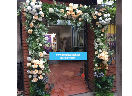 Xưởng sản xuất cổng hoa cưới đẹp quận 6