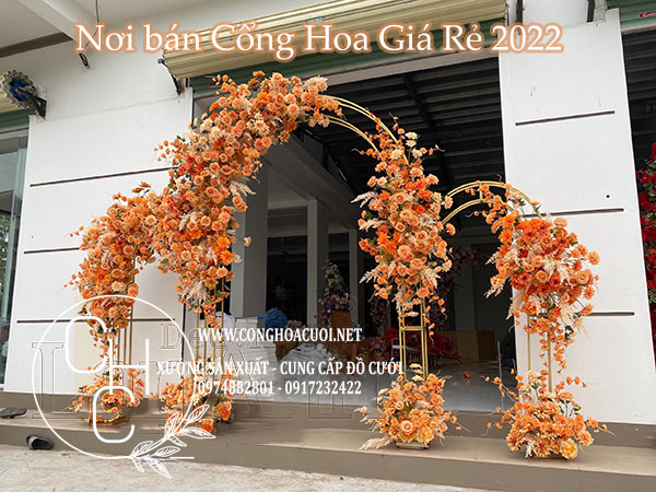 XƯỞNG BÁN CỔNG HOA CƯỚI ĐẸP 2022 TPHCM