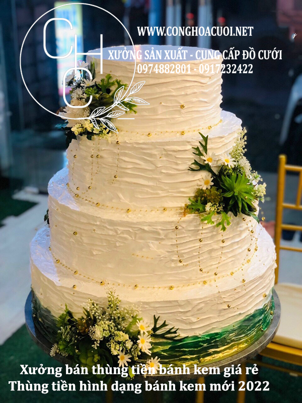 NƠI BÁN THÙNG TIỀN CƯỚI BÁNH KEM TPHCM