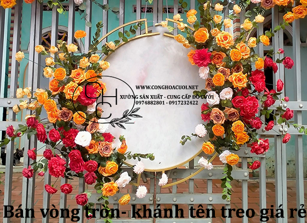 XƯỞNG BÁN TRỌN BỘ KHUNG TRÒN KHÁNH TÊN TREO GIÁ RẺ