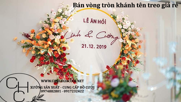 XƯỞNG BÁN TRỌN BỘ KHUNG TRÒN KHÁNH TÊN TREO GIÁ RẺ