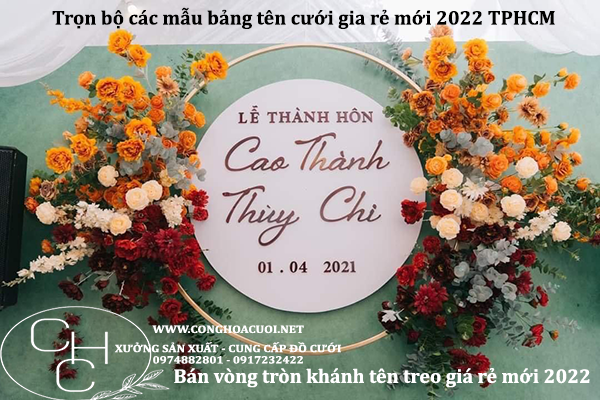 XƯỞNG BÁN TRỌN BỘ KHUNG TRÒN KHÁNH TÊN TREO GIÁ RẺ