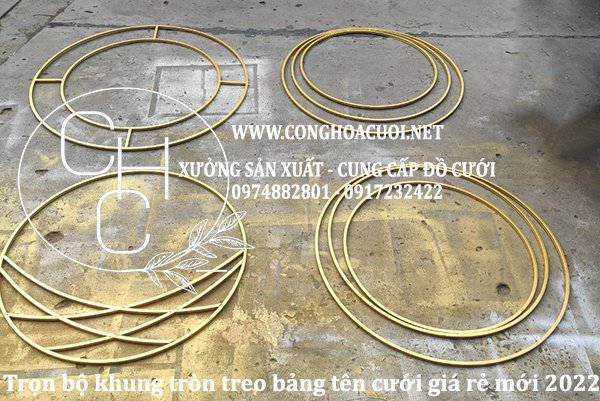 NƠI BÁN VÒNG TRÒN TREO BẢNG TÊN CƯỚI GIÁ RẺ