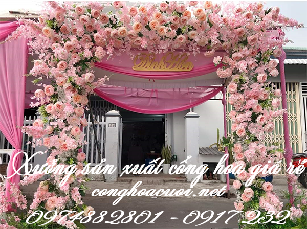 BỘ SƯU TẬP CỔNG CƯỚI 2021 - Cổng hoa cưới